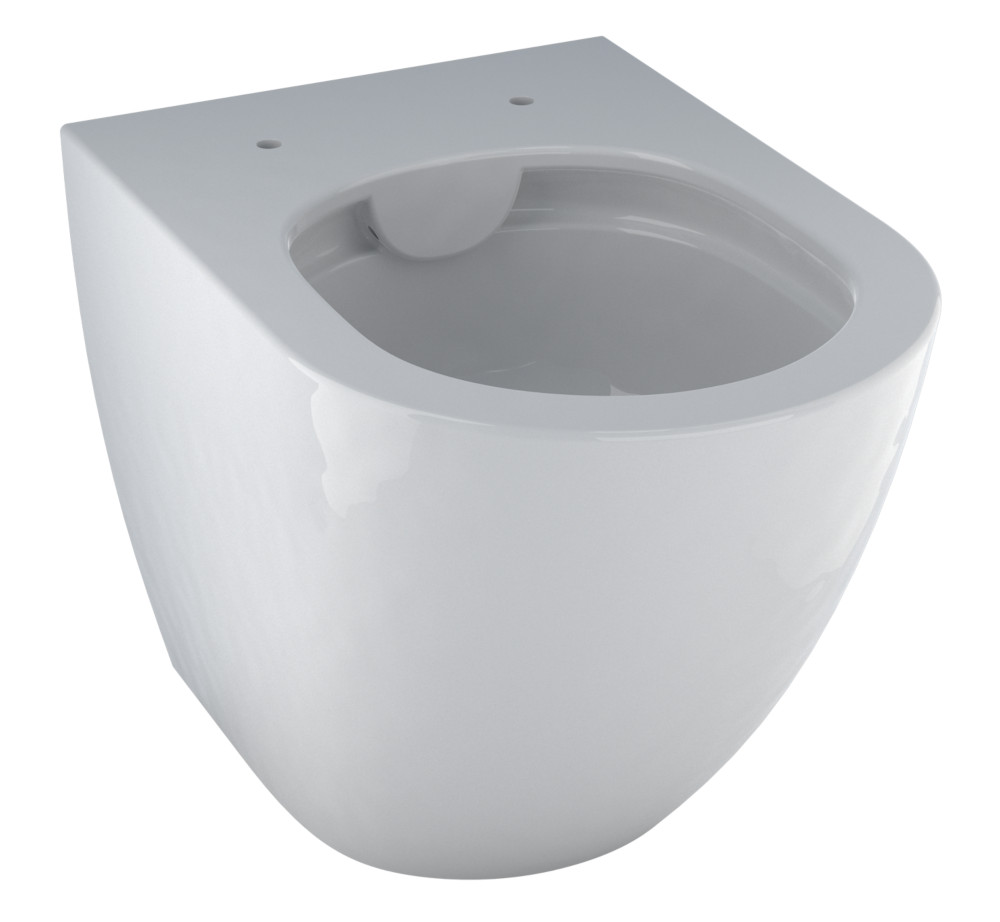 Erhöhtes Design-Wand-WC, spülrandlos inkl. | WC-Sitz uniDomo