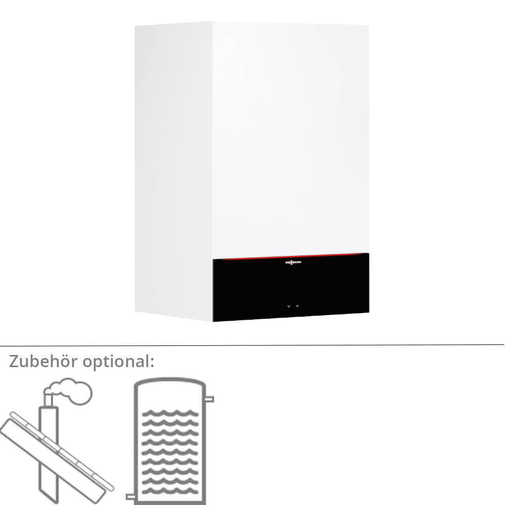 Viessmann Vitodens 200-W Brennwert Gastherme mit 11 / 19 / 25 / 32 kW ...