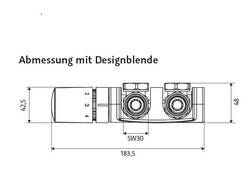 HSK Multiblock Universal Mittelanschluss Eck- und Durchgangsform  