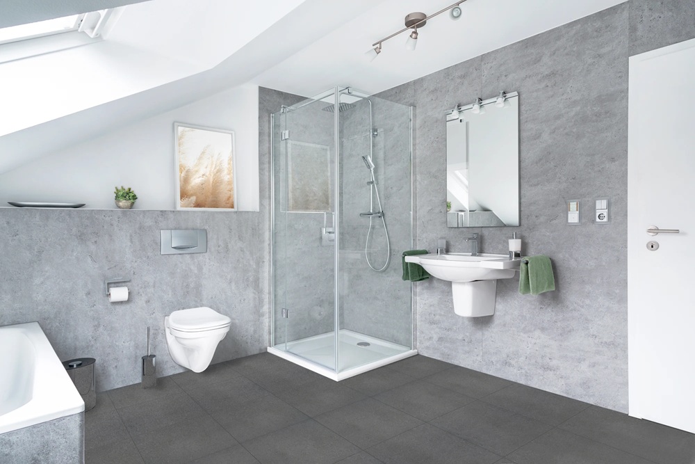 HSK Renodeco Oberfläche Struktur Dusche Wandverkleidung ohne