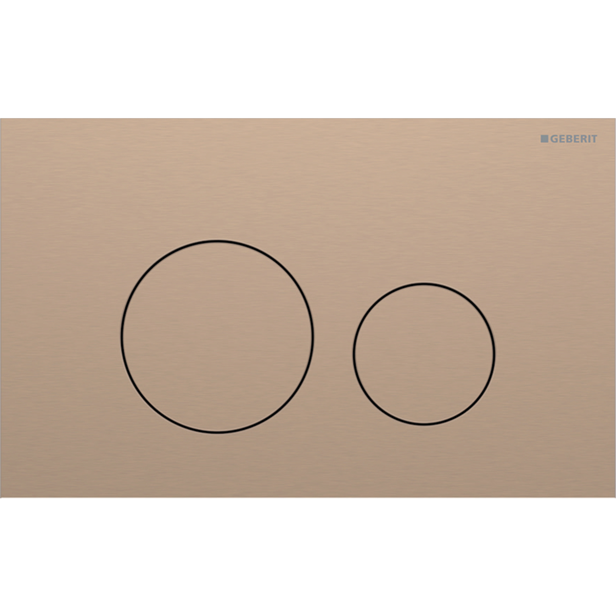 Geberit Sigma40 Betätigungsplatte Rund für 2-Mengen-Spülung in ...