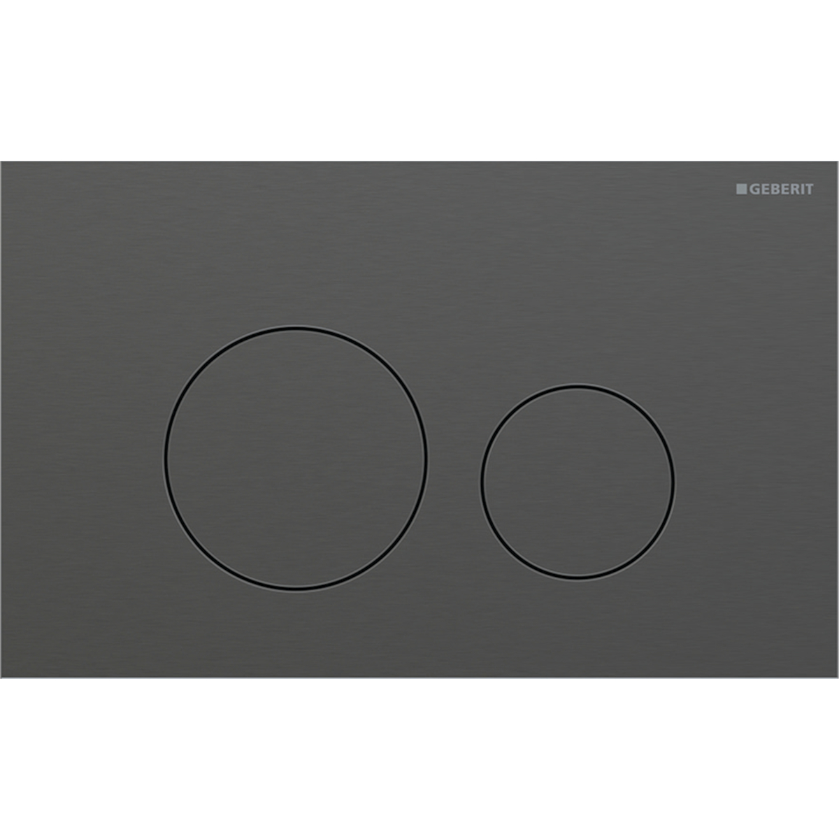 Geberit Sigma 40 WC Betätigungsplatte Rund in Edelstahl