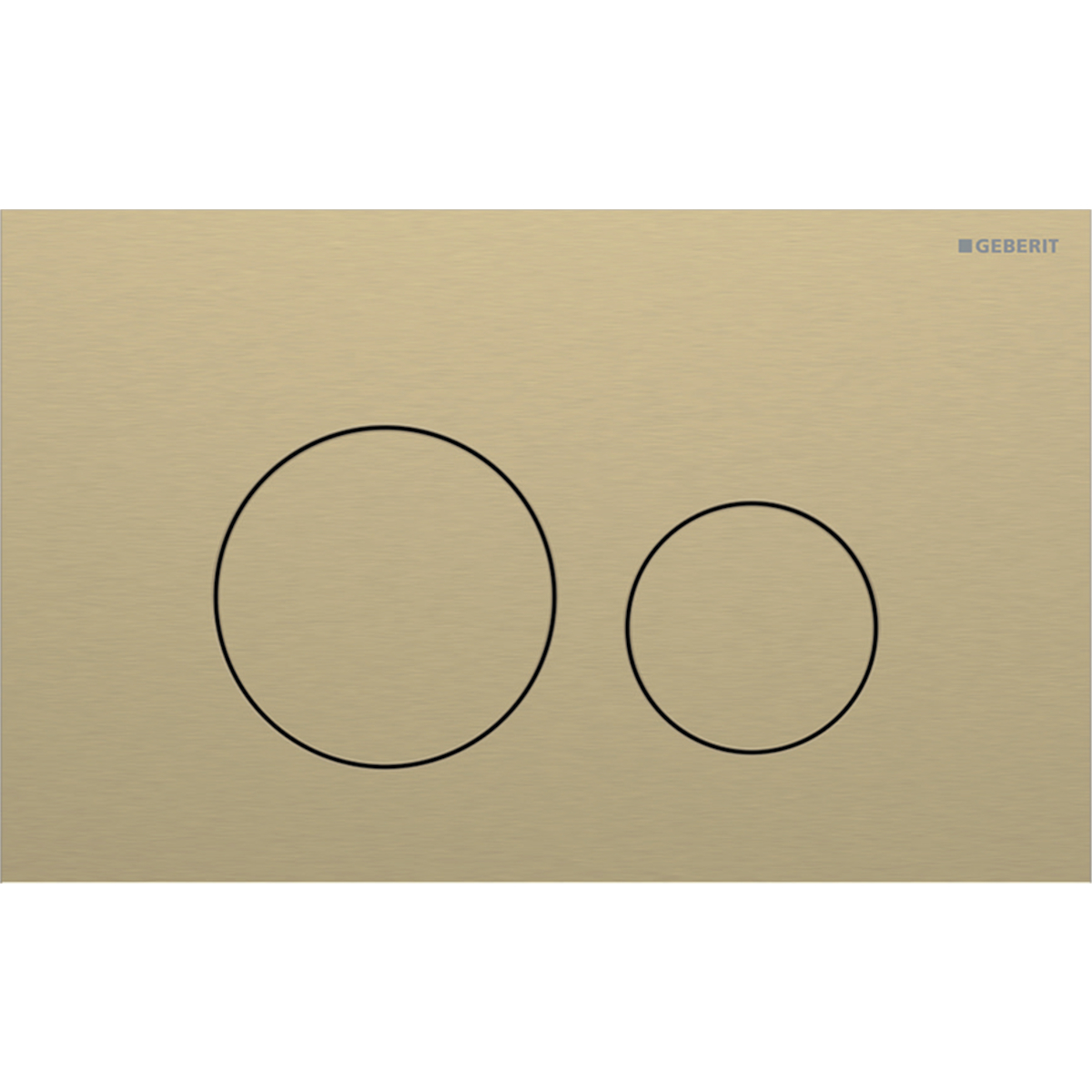 Geberit Sigma 40 WC Betätigungsplatte Rund in Edelstahl